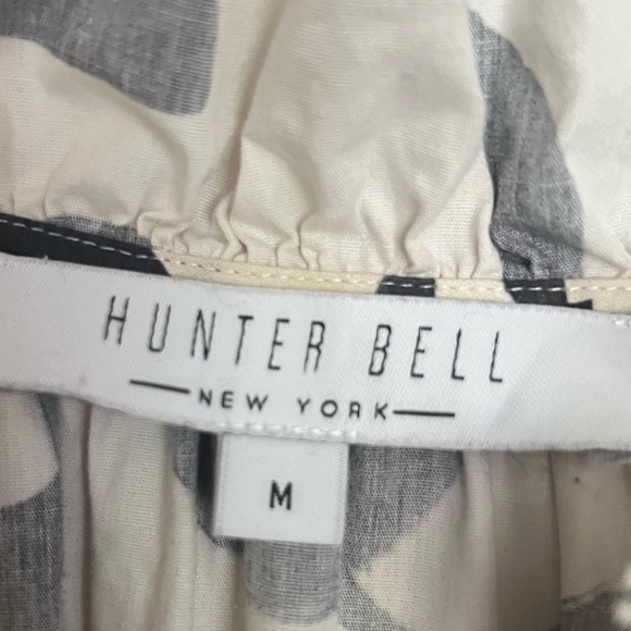 Hunter Bell Merritt Dress in Black and White Ink Line Medium - Picture 7 of 8